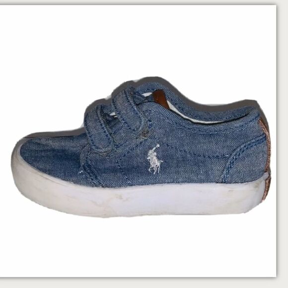 Polo jean sneakers size 5c - Picture 1 of 8